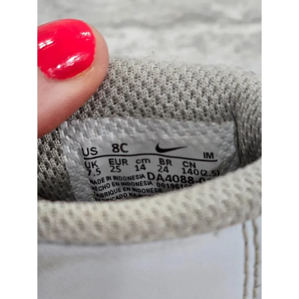 Nike Blazer Mid SE (TD) Toddler Shoes White‎ Gray Off White Size 8C DM1001-100